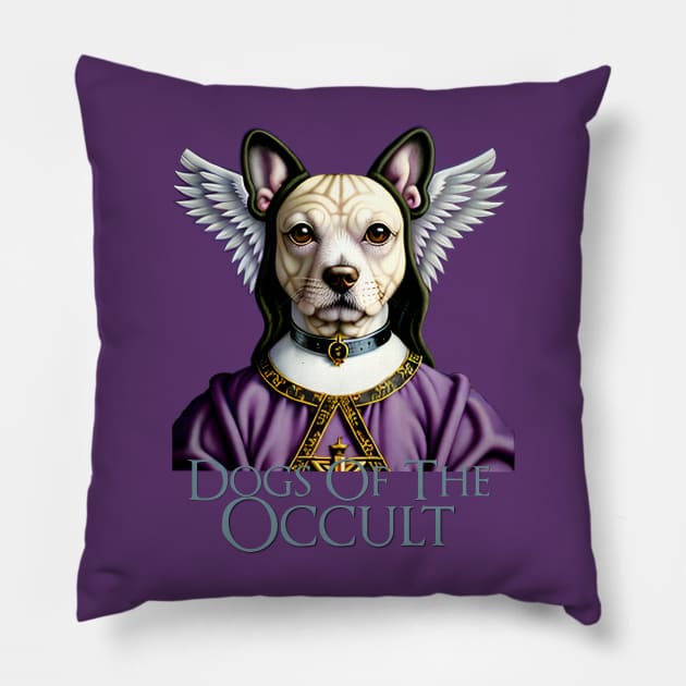 Dogs of the Occult XII Pillow by chilangopride