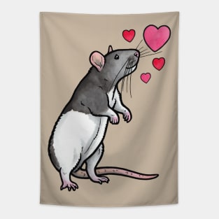 Hooded rat love Tapestry