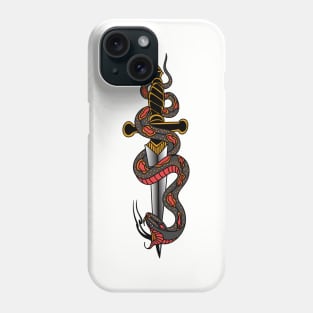 American Traditional Snake and Sword Phone Case