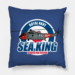 Royal Navy Sea King Patch Pillow