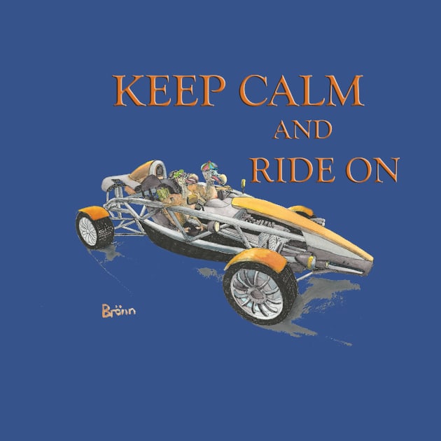 Dodo Keep calm and ride on teeshirt mug apparel cards mobile covers by The Dodo Gallery