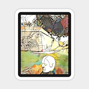 Kandinsky meets Cartagena, motif 6 Magnet