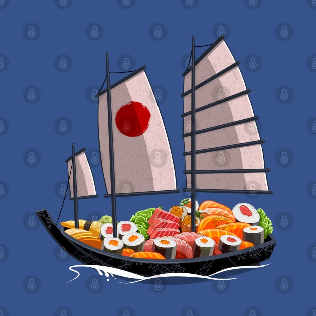 Japanese sushi boat by albertocubatas