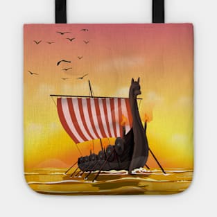 Viking Long Boat Tote