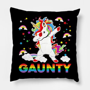 Gay Aunt Magical Dabbing Unicorn LGBT Gay Lesbian Pillow