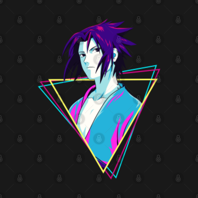 Uchiha Sasuke - Naruto Anime - Sasuke Uchiha - T-Shirt | TeePublic