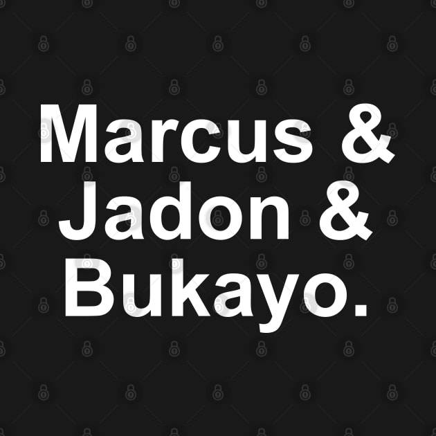 Marcus & Jadon & Bukayo England Heroes by Hevding