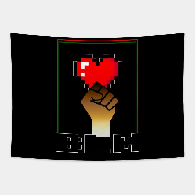 BLM 8-Bit Tapestry by A Better You Fitness