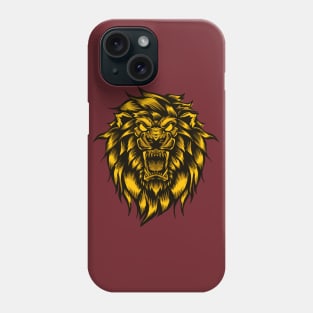 Angry Lion Head Phone Case