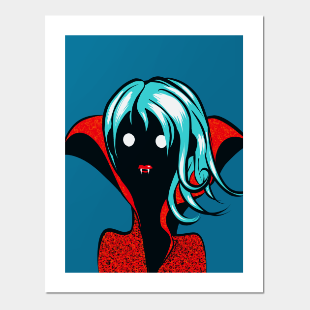 Funny Vampire Girl Character - Vampire Girls - Posters and Art Prints | TeePublic Funny Vampire Girl Character - Vampire Girls - Posters and Art Prints | TeePublic