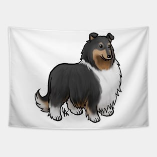 Dog - Rough Collie - Tri-Color Tapestry