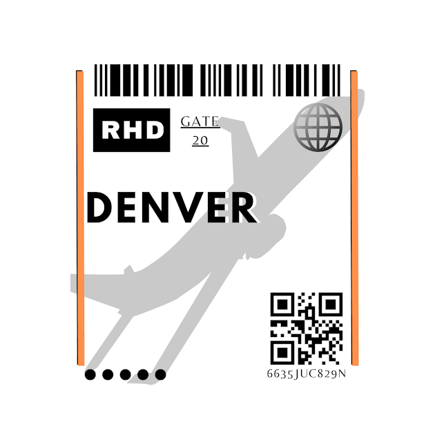 Denver Ticket Design by Zwen Rubby