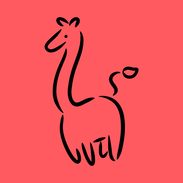 Giraffe by Jossly_Draws