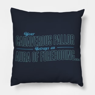 Aura of Foreboding - Ghostly Glow Pillow