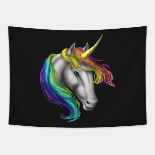 Rainbow Unicorn Tapestry