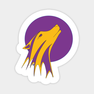 Howl Purple and Yellow Magnet