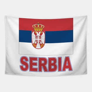 The Pride of Serbia - Serbian Flag Design Tapestry