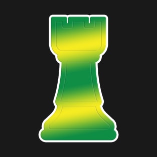 Colorful Chess Piece Rook T-Shirt