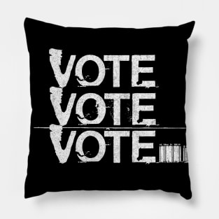 VOTE VOTE VOTE /  Elections Typography Design Pillow