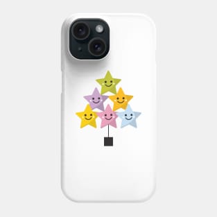 Kawaii Stars Cute Christmas Tree Phone Case