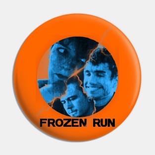 Frozen Run Lightning Logo Pin