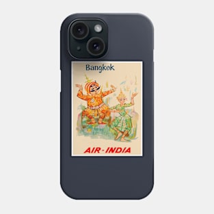 Air-India Fly to Thailand Travel and Tourism Poster Print Phone Case