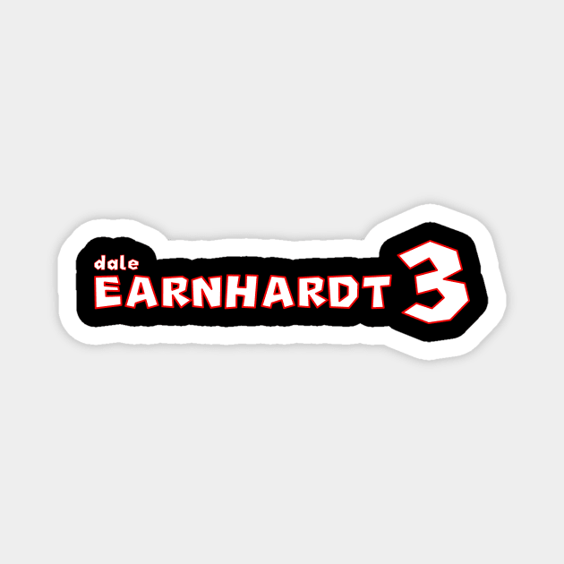 Dale Earnhardt Magnet by SteamboatJoe