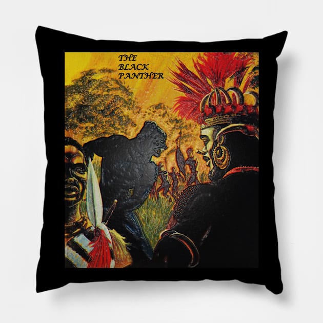The Black Panther - Trails to the Unknown (Unique Art) Pillow by The Black Panther
