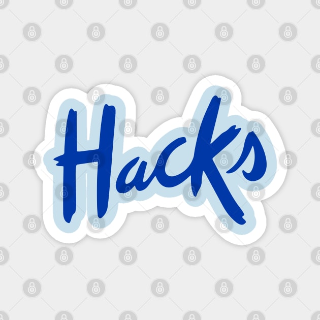 Hacks HBOMax Original Logo Blue Magnet by Emmikamikatze