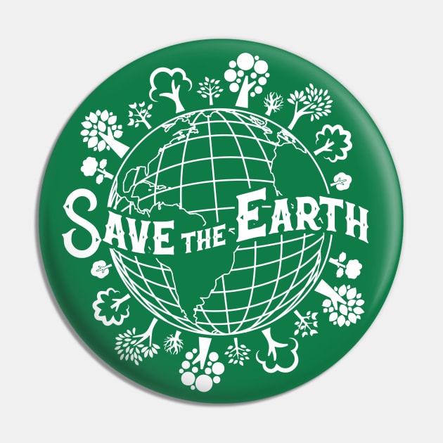 Save the Planet Pin by DrMonekers