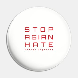 stop asian hate Pin