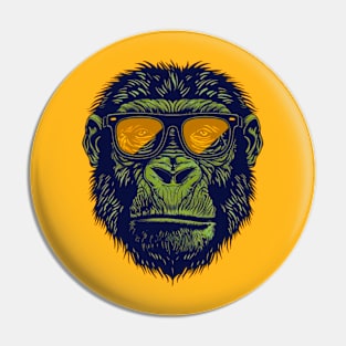 Gorilla Scholar: A Tribute to Intelligence Pin