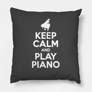 Keep Calm And Play Piano Pillow