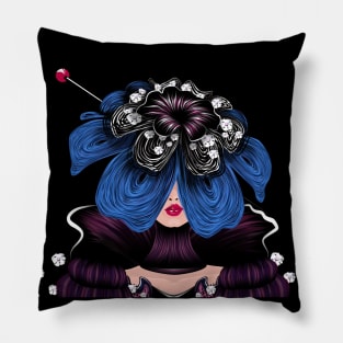 Aria Pompadour - Black Pillow