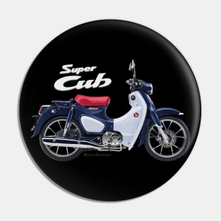 Honda Super Cub C125 19 blue, s Pin