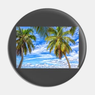 Palm Trees in South Florida Pin