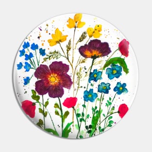 Watercolor floral 3 Pin