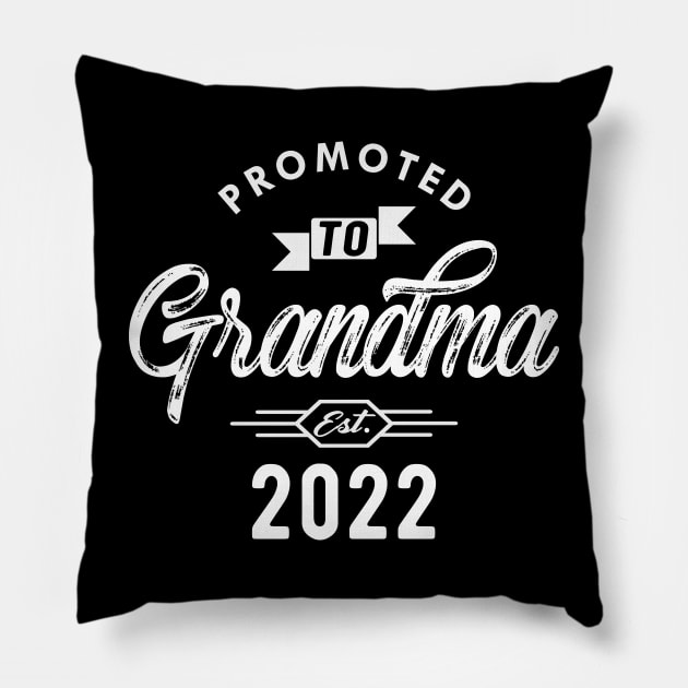 New Grandma - Promoted to grandma est. 2022 w Pillow by KC Happy Shop