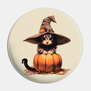 Halloween Kitty Pin