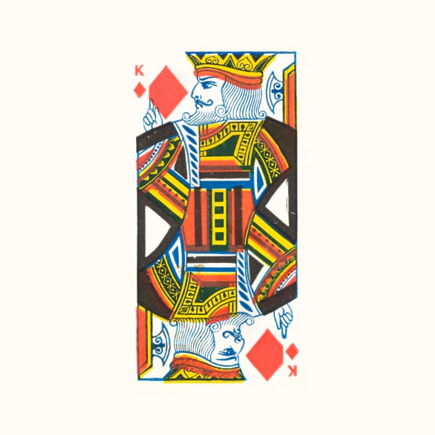 King of Diamonds by WAITE-SMITH VINTAGE ART