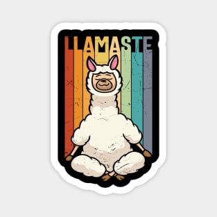 Llamaste Yoga Llama. Magnet