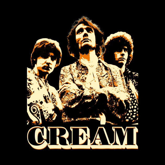 Cream Retro Aesthetic Fan Art Design by BarryBridgesScene