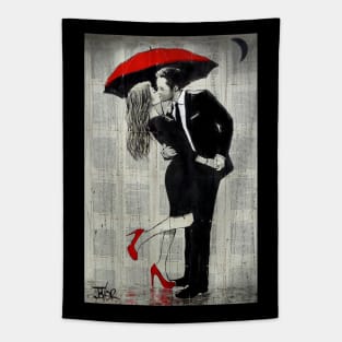 The kissing rain Tapestry