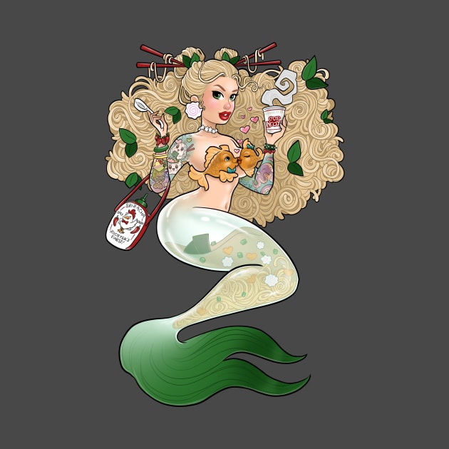 Ramen Mermaid by Becca Whitaker