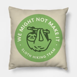 SLOTH HIKING Pillow