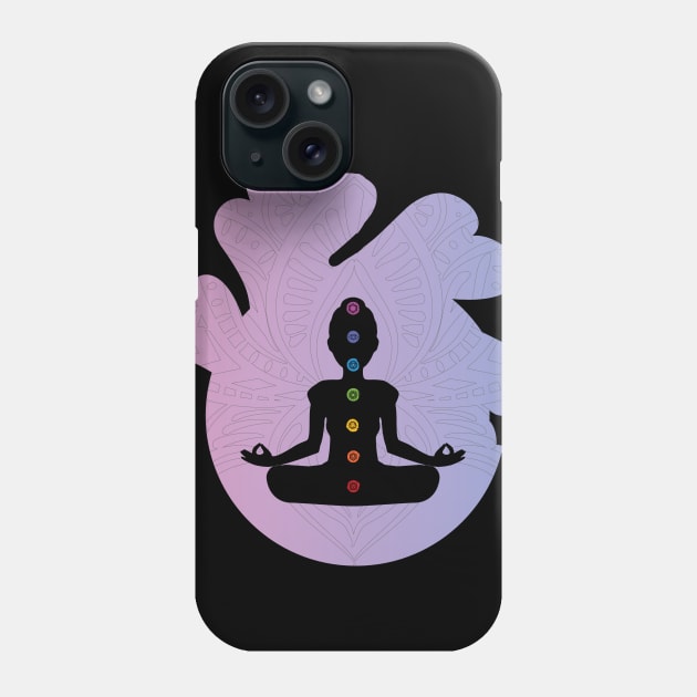 Chakras Aligned Meditation Phone Case by Food in a Can