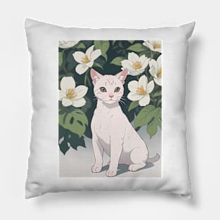 Confident Siamese Grace Pillow