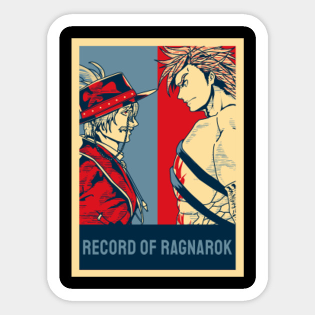 Record of Ragnarok - Jack Vs Hercules Poster V.2 - Record Of Ragnarok - Sticker