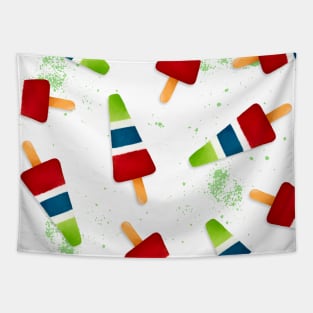 Tri Color Popsicle Pattern Tapestry