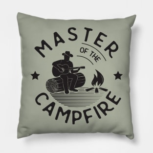 Master Of The Campfire Pillow